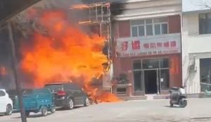 incendio en china