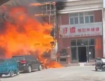 incendio en china