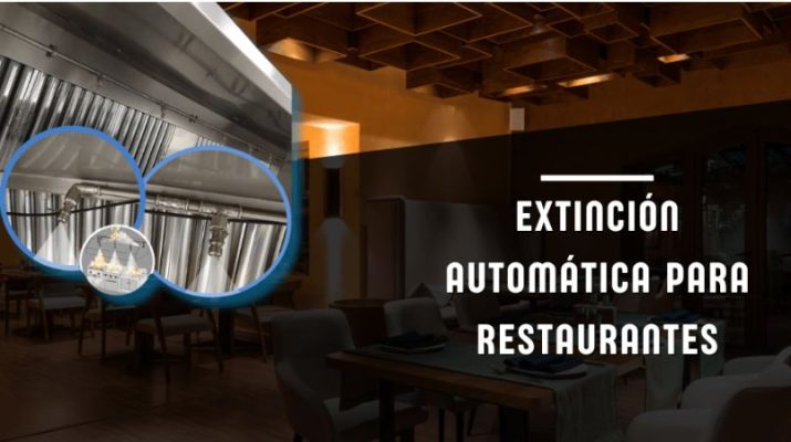 Extinción automática en cocinas de restaurantes