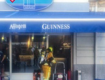 Villajoyosa vivió un susto que pudo ser tragedia: un restaurante de la Calle Colón, al borde del desastre