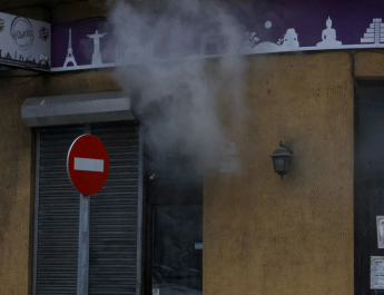 Desalojado un restaurante en Gijón por un incendio: “Pensamos que no salíamos”