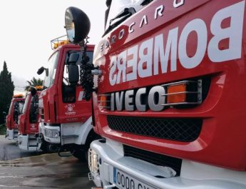 Apagan incendio en almacén de productos de lavandería en Ibiza