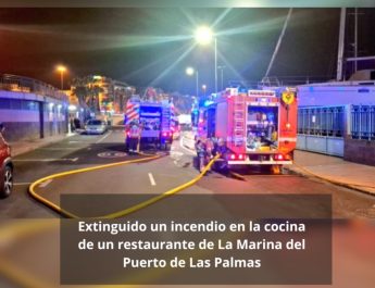 Cocina de restaurante en La Marina del Puerto sufre incendio, ya controlado