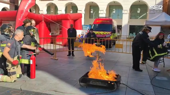 Huesca educa en prevención desde la infancia con simulacros y formación en seguridad contra incendios