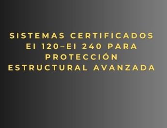 Sistemas certificados EI 120–EI 240 para protección estructural avanzada