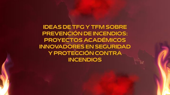 Ideas de TFG y TFM sobre prevención de incendios: Proyectos académicos innovadores en seguridad y protección contra incendios.