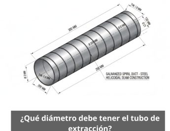 ¿Qué diámetro debe tener el tubo de extracción? Guía profesional para determinar el diámetro ideal del conducto de extracción.