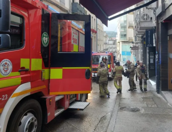 Arde la cocina del Restaurante Monterrey en Ourense: fin de la campaña navideña