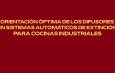 Orientación óptima de los difusores en sistemas automáticos de extinción para cocinas industriales. Marco técnico y normativo de la protección