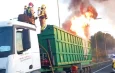 Incendio en un camión provoca el colapso de la B-30 y congestiona las principales vías del Vallès