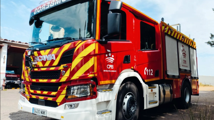 Hombre sufre quemaduras tras incendio en una casa rural de Sancti-Spíritus, Badajoz