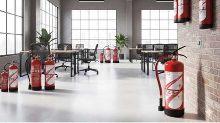 Los tipos de extintores más comunes en oficinas. Guía profesional para elegir equipos de protección contra incendios.