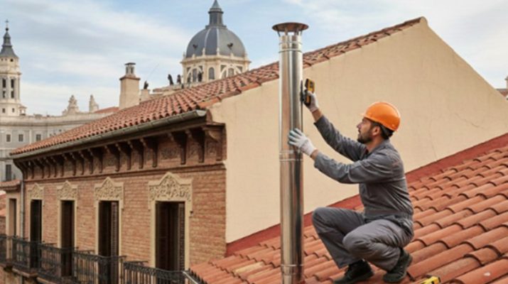 Es obligatorio sacar la chimenea a cubierta en Madrid. Marco legal y fundamentos de la evacuación de humos en Madrid.