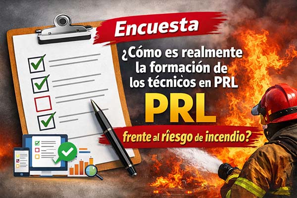 La formación real en prevención de incendios: una mirada crítica desde la práctica profesional. Encuesta nacional sobre la capacitación de los técnicos en PRL