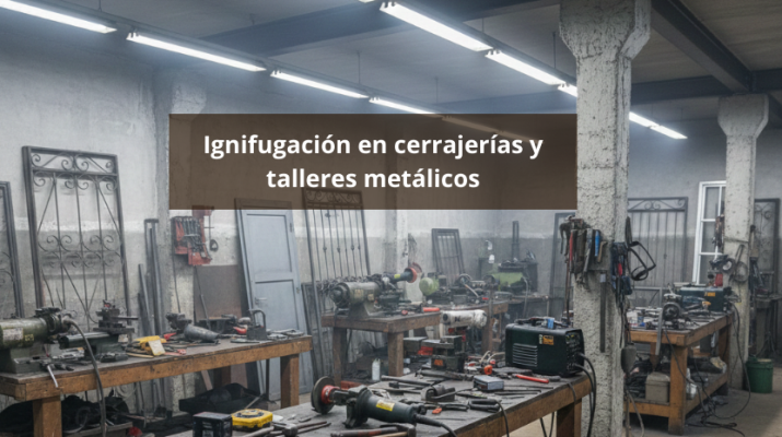 Ignifugación en cerrajerías y talleres metálicos: protección estructural, seguridad operativa y cumplimiento normativo. Seguridad pasiva contra incendios en entornos industriales exigentes.