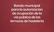 El Ayuntamiento de Cádiz autoriza la ocupación de la vía pública para terrazas de hostelería.