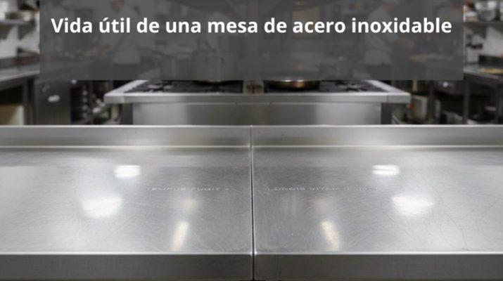 Vida útil de una mesa de acero inoxidable. Durabilidad profesional como base de una inversión inteligente.