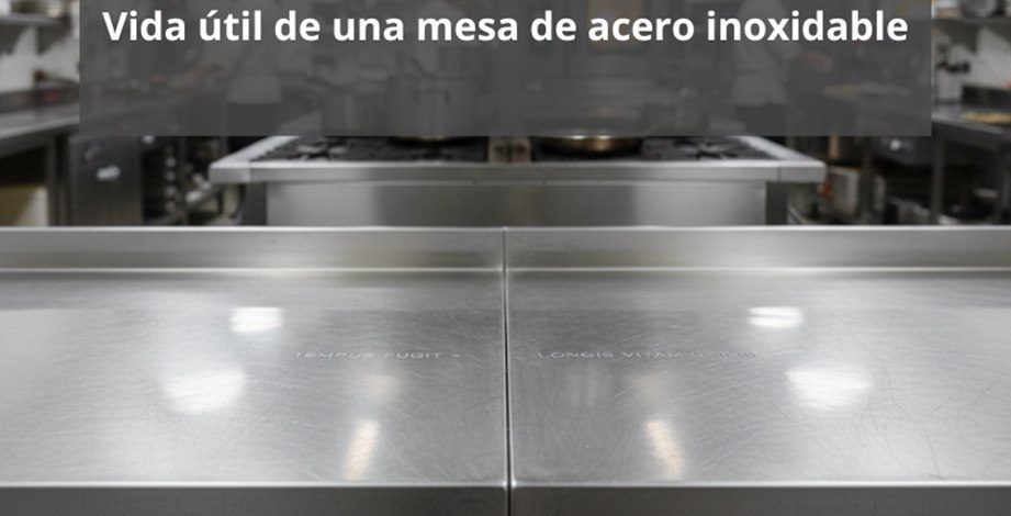 Vida útil de una mesa de acero inoxidable. Durabilidad profesional como base de una inversión inteligente.