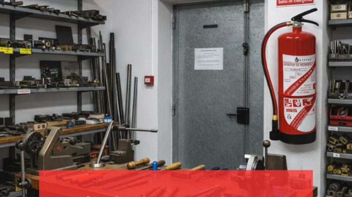 ¿Qué exige la normativa contra incendios para una cerrajería? Protección contra incendios.