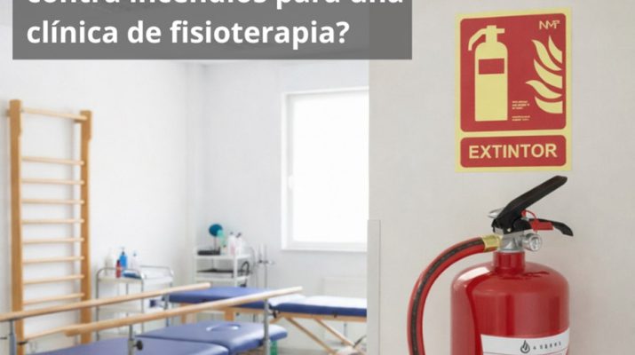¿Qué exige la normativa contra incendios para una clínica de fisioterapia?