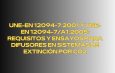 UNE-EN 12094-7:2001 y UNE-EN 12094-7/A1:2005: Requisitos y Ensayos para Difusores en Sistemas de Extinción por CO2