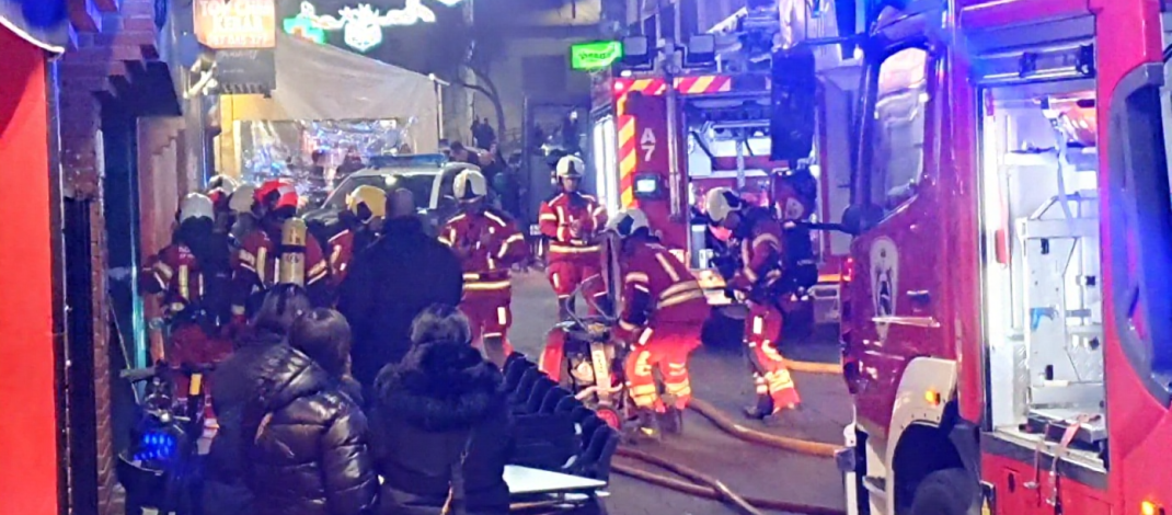 Incendio en el restaurante Princesa Maya de Albacete