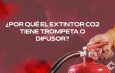 ¿Por qué el extintor co2 tiene trompeta o difusor? Funcionamiento y características del extintor de dióxido de carbono.