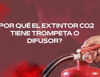 ¿Por qué el extintor co2 tiene trompeta o difusor? Funcionamiento y características del extintor de dióxido de carbono.
