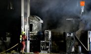 Susto en Valdecarpinteros: Un camión envuelto en llamas mientras cargaba combustible. Incendio en la estación de servicio