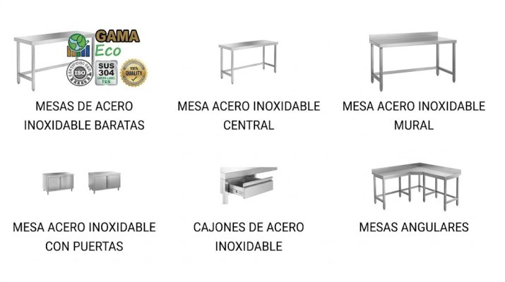 Guía definitiva para elegir mesas profesionales de acero inoxidable: calidad, precio y diseño en hostelería. El papel del acero inoxidable